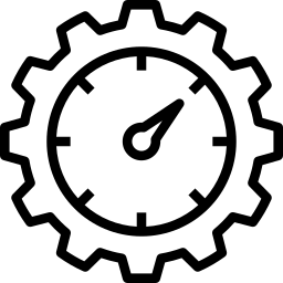 Icon Zeit schwarz
