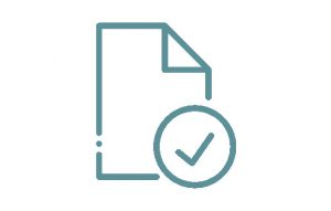 Icon Gesetzeskonform Petrol