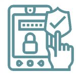 Icon Digitale Übersicht Petrol