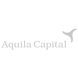 Logo Kunde Digitalisierung Aquila Capital hellgrau