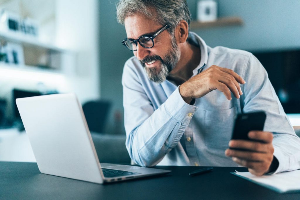 Mobiles arbeiten im Homeoffice