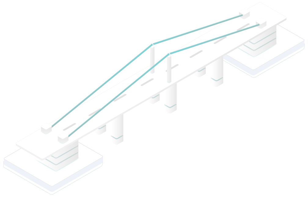 Grafik Brücke modern