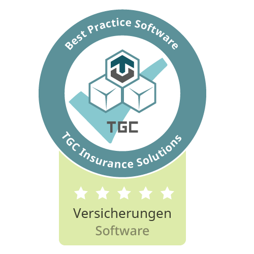 Siegel Beste Software für Versicherungen