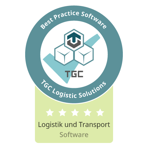Siegel Beste Software fĂŒr Logistik und Transport