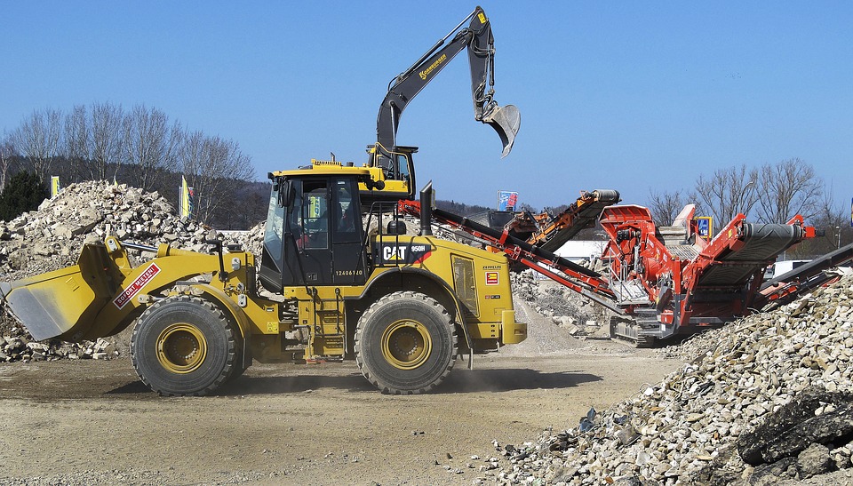 Baustoff Recycling direkt auf der Baustelle